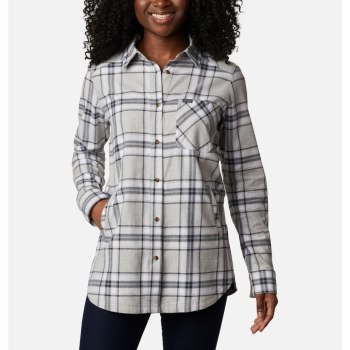 Columbia Ženske Košulje - Sunday Summit Plaid Tunic Tamno Sive | UWGL-09275
